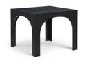 Waldorf 36.25" Tempered Glass Top Dining Table - Black