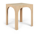 Waldorf 36.25" Tempered Glass Top Bar Height Table - Natural