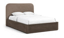Morino Fabric Upholstered Bed - Brown