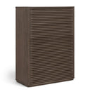 Morino Oak Veneer And Solid Wood Chest - Brown