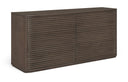 Morino Oak Veneer And Solid Wood Dresser - Brown