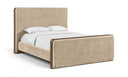 Dalton Fabric Upholstered Bed - Beige