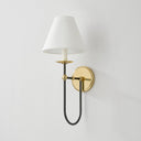Aged Brass Demarest Wall Sconce 7.75" by Hudson Valley, view 2