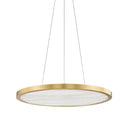 Aged Brass Eastport Chandelier 24.25" by Hudson Valley