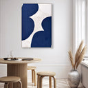 Blue 2 1 - With Impasto Paint Texture