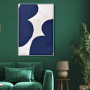 Blue 2 1 - With Impasto Paint Texture