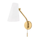 Aged Brass Patten Wall Sconce 5.75" by Hudson Valley