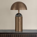 Historic Bronze Parkston Rechargeable Table Lamp 8" by Hudson Valley, view 5