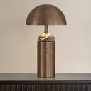 Historic Bronze Parkston Rechargeable Table Lamp 8" by Hudson Valley, view 3