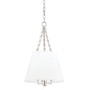 Polished Nickel Burdett Pendant 15" by Hudson Valley