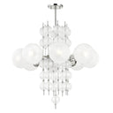 Polished Nickel Calypso Chandelier 33.5" by Hudson Valley