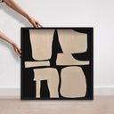 Puzzle of Forms - Sculptural 3D Wall Decor