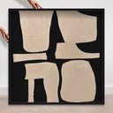 Puzzle of Forms - Sculptural 3D Wall Decor