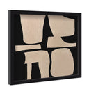 Puzzle of Forms - Sculptural 3D Wall Decor