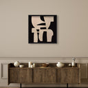 Monochrome Puzzle - Sculptural 3D Wall Decor by Oliver Gal, view 2
