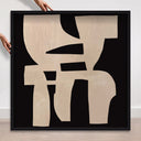 Monochrome Puzzle - Sculptural 3D Wall Decor by Oliver Gal, view 12