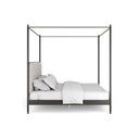 Campaign King Bed With Canopy