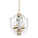 Aged Brass Arietta Pendant 12.5" by Hudson Valley