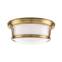 Aged Brass Newport Flush Mount 13" by Hudson Valley
