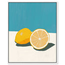 Lemon Gleam - Framed Acrylic Sculpture
