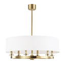 Aged Brass Durham Chandelier 30.75" by Hudson Valley