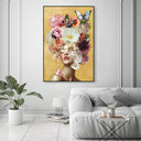 Butterfly Lover II | Hand Embellished Gold Leaf Art