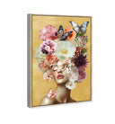 Butterfly Lover II | Hand Embellished Gold Leaf Art