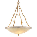 Vintage Gold Leaf Parc Royale Chandelier 29" by Corbett Lighting, view 2