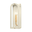 Vintage Gold Leaf Lincroft Wall Sconce 6.5" by Hudson Valley