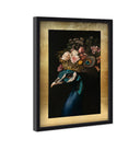 Peacock's Crown II - With Hand-Applied Gold Leaf & Glitter by Oliver Gal, view 2