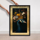 Peacock's Crown I - With Hand-Applied Gold Leaf & Glitter by Oliver Gal, view 7
