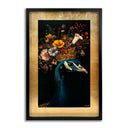 Peacock's Crown I - With Hand-Applied Gold Leaf & Glitter by Oliver Gal