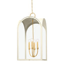 Vintage Gold Leaf Lincroft Lantern 17.5" by Hudson Valley