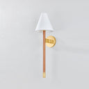 Aged Brass Watkins Wall Sconce 7" by Hudson Valley, view 3