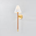 Aged Brass Watkins Wall Sconce 7" by Hudson Valley, view 4