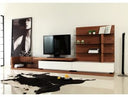 Maggie - Modern Walnut and Grey TV Stand
