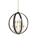 Aged Brass and Old Bronze Dresden Lantern 22" by Hudson Valley