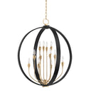 Aged Brass and Old Bronze Dresden Lantern 30" by Hudson Valley