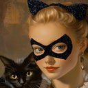 Cat Hero Lady - With Glitter