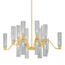 Aged Brass Harpswell Chandelier 43" by Hudson Valley