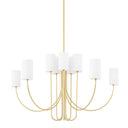 Aged Brass Harlem Chandelier 48.25" by Hudson Valley