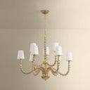 Aged Brass Calumet Chandelier 43.25" by Hudson Valley, view 4