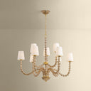 Aged Brass Calumet Chandelier 43.25" by Hudson Valley, view 3