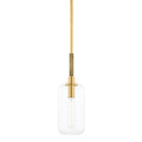 Aged Brass Lenox Hill Pendant 8.25" by Hudson Valley