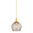 Aged Brass Chatton Pendant 12" by Hudson Valley