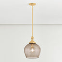 Aged Brass Chatton Pendant 12" by Hudson Valley, view 3