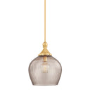 Aged Brass Chatton Pendant 16.5" by Hudson Valley