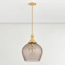 Aged Brass Chatton Pendant 16.5" by Hudson Valley, view 3