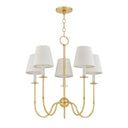 Aged Brass Amina Chandelier 26.5" by Hudson Valley