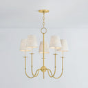 Aged Brass Amina Chandelier 26.5" by Hudson Valley, view 3